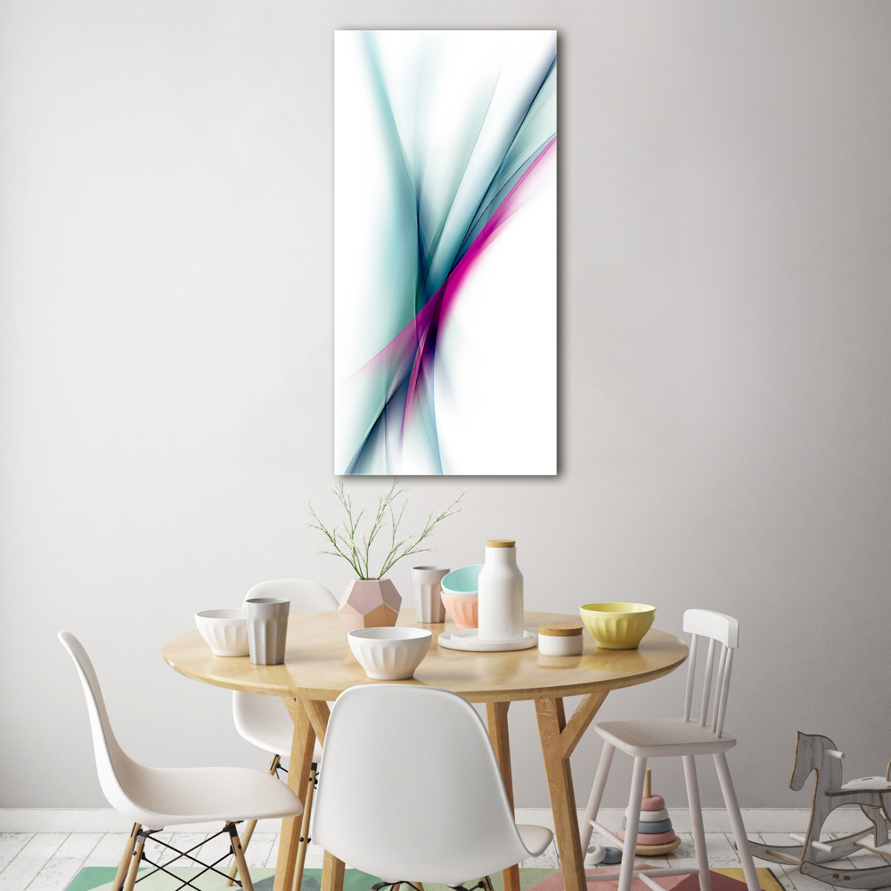 Tableau sur verre Motif des vagues