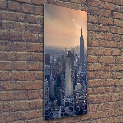 Tableau photo sur verre Manhattan New York