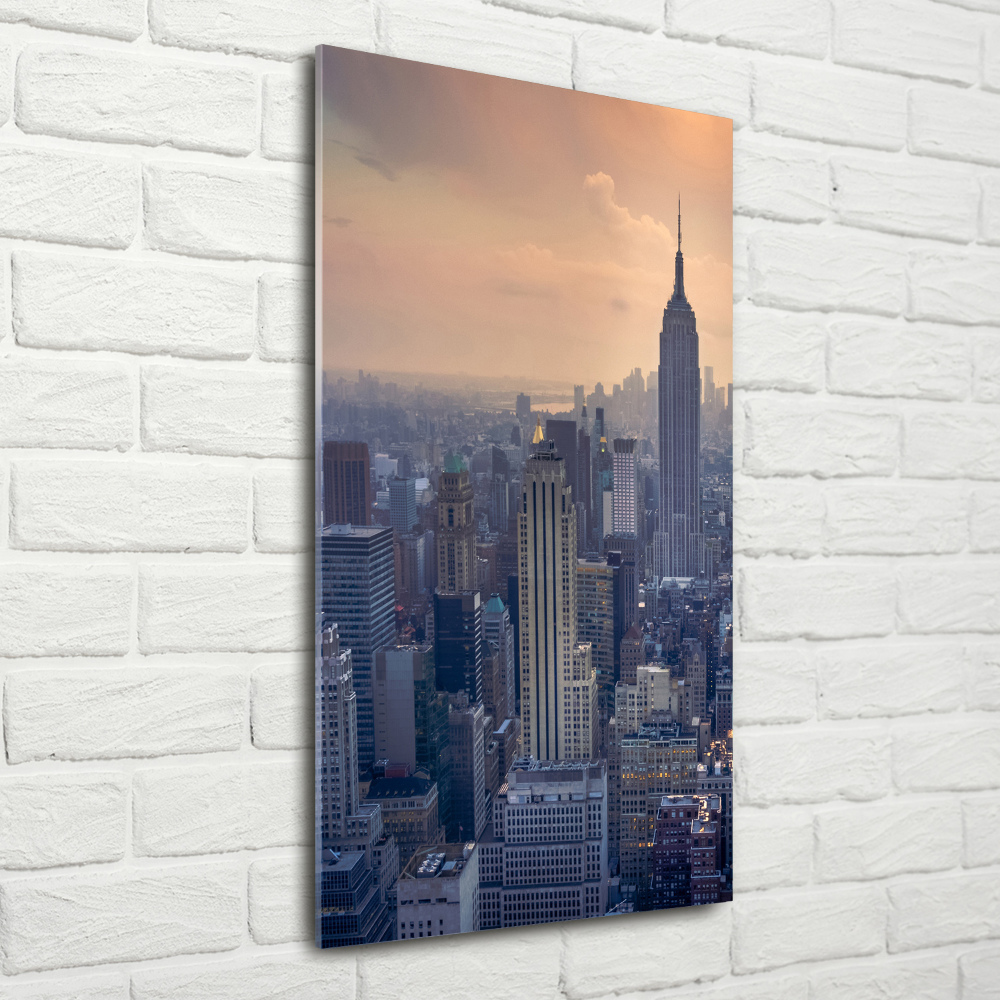 Tableau photo sur verre Manhattan New York