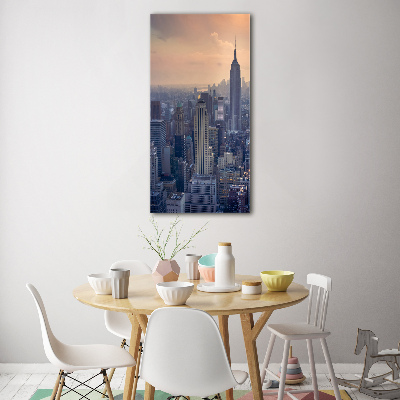 Tableau photo sur verre Manhattan New York