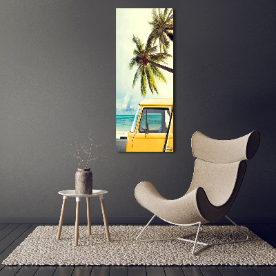 Tableau photo sur verre Temps pour le surf