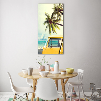 Tableau photo sur verre Temps pour le surf