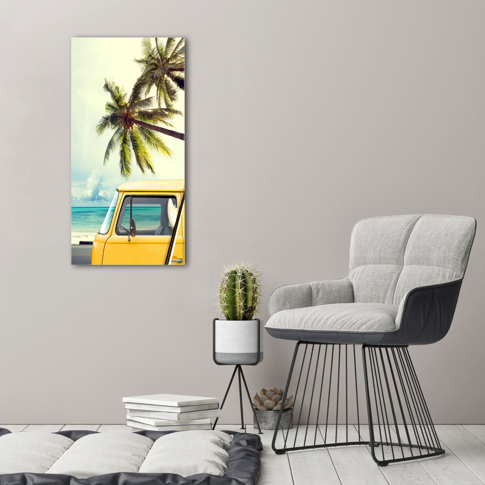 Tableau photo sur verre Temps pour le surf