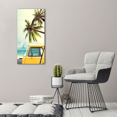 Tableau photo sur verre Temps pour le surf