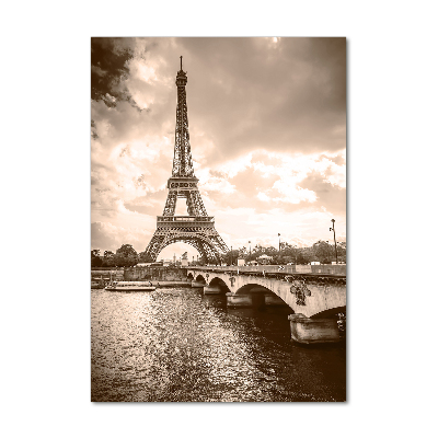 Tableau imprimé sur verre Tour Eiffel symbole de Paris