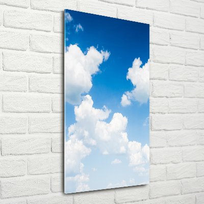 Tableau photo sur verre Nuages dans le ciel