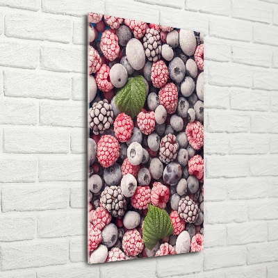 Tableau en verre Fruits glacés