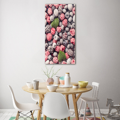 Tableau en verre Fruits glacés