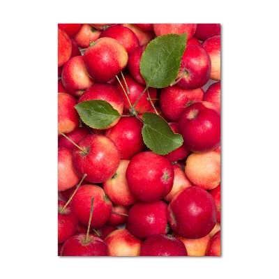 Tableau photo sur verre Pommes rouges