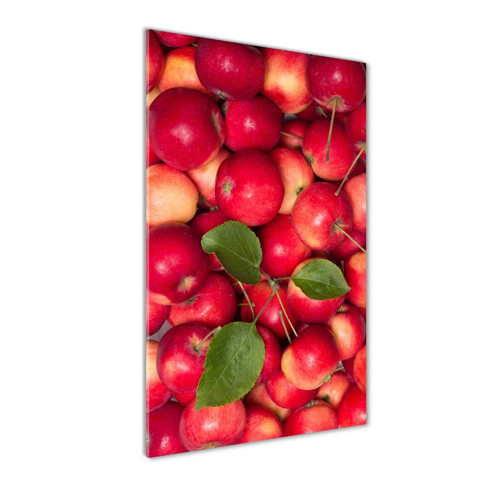 Tableau photo sur verre Pommes rouges