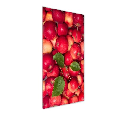 Tableau photo sur verre Pommes rouges