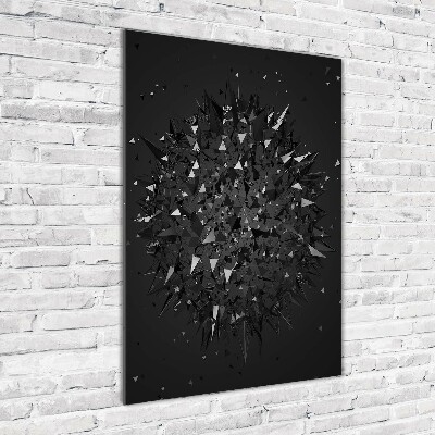 Tableau photo sur verre Abstrait 3D