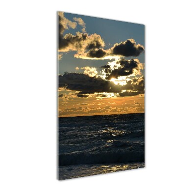 Tableau photo sur verre Coucher de soleil sur la mer