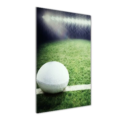 Tableau photo sur verre Ballon de rugby