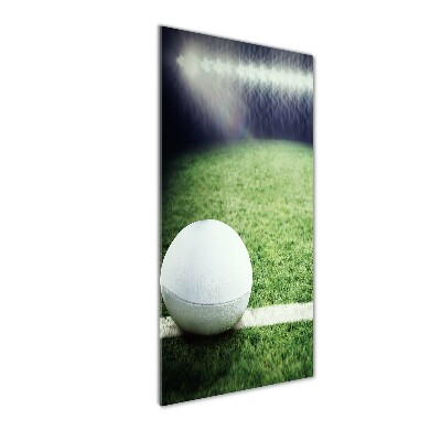 Tableau photo sur verre Ballon de rugby