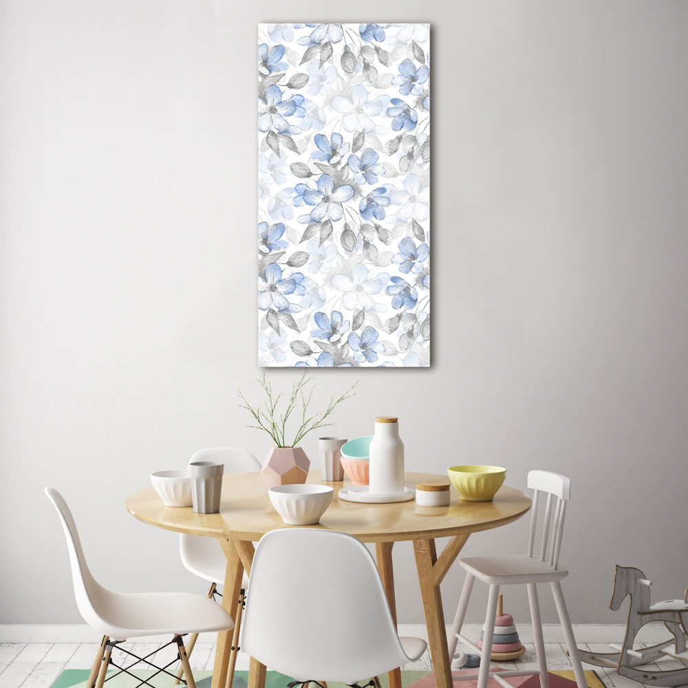 Tableau imprimé sur verre Motifs floraux