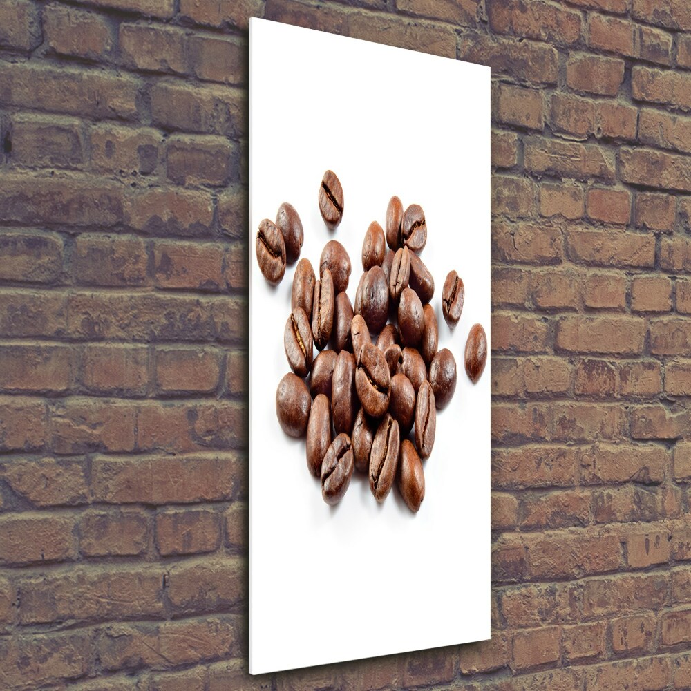 Tableau photo sur verre Grains de café aromatiques