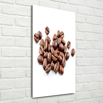 Tableau photo sur verre Grains de café aromatiques