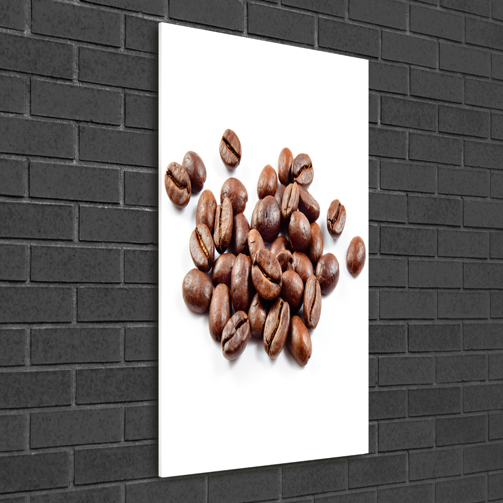 Tableau photo sur verre Grains de café aromatiques