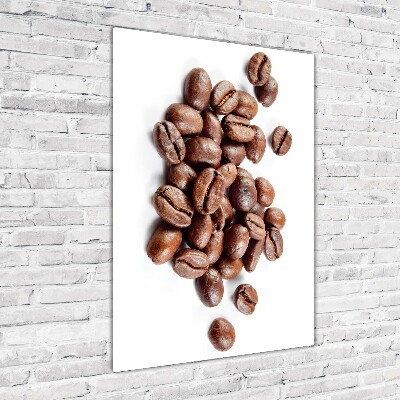 Tableau photo sur verre Grains de café aromatiques