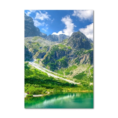 Tableau en verre Lac dans les montagnes