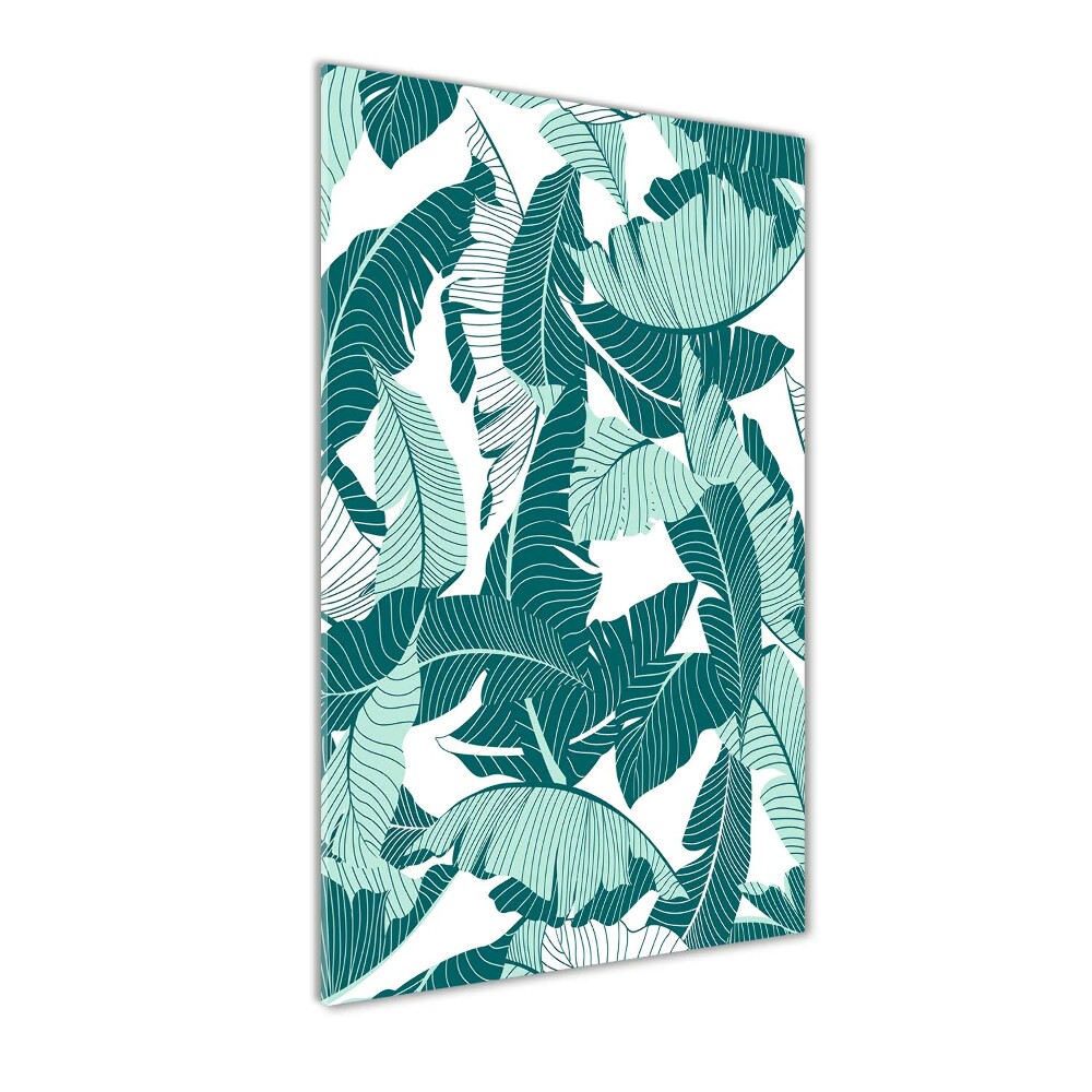 Tableau verre imprimé Feuilles tropicales plantes