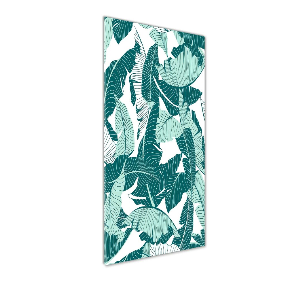 Tableau verre imprimé Feuilles tropicales plantes