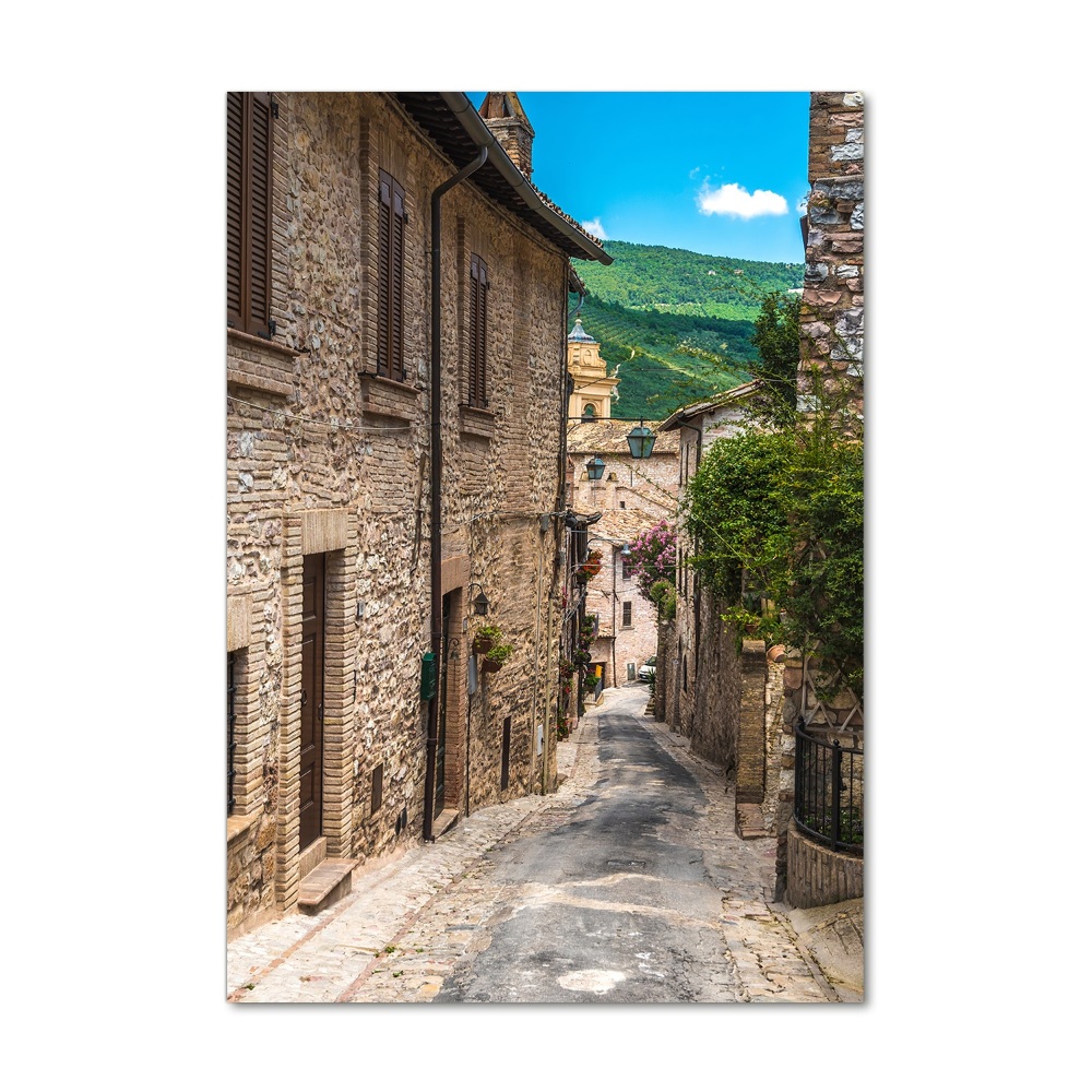 Tableau sur verre Une rue charmante