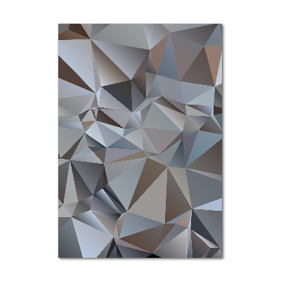 Tableau sur verre Triangles abstraits