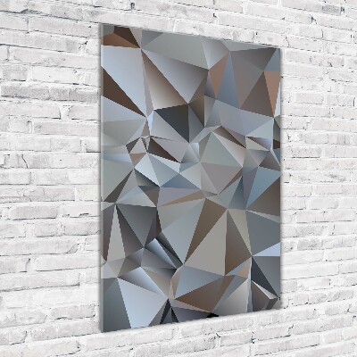 Tableau sur verre Triangles abstraits