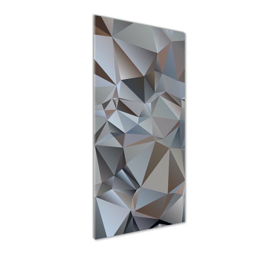 Tableau sur verre Triangles abstraits