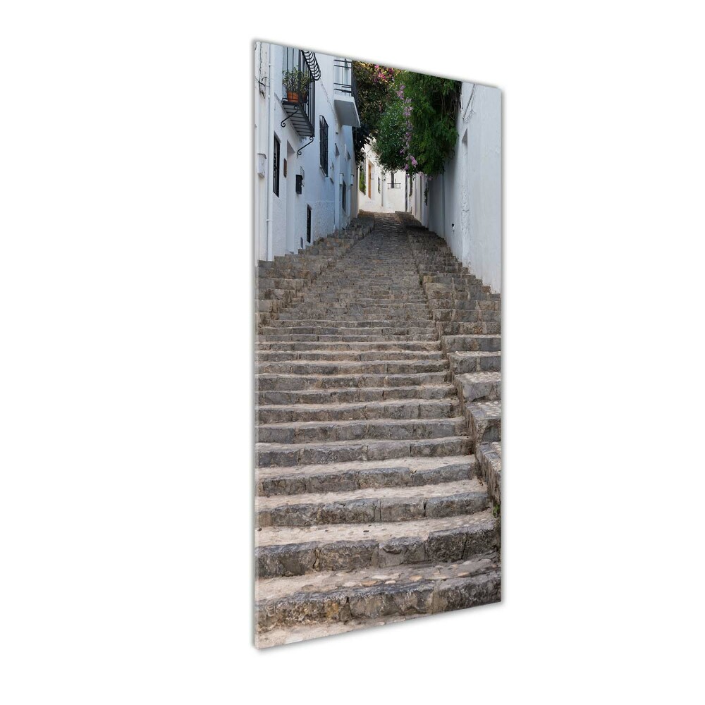 Tableau en verre Escalier en pierre