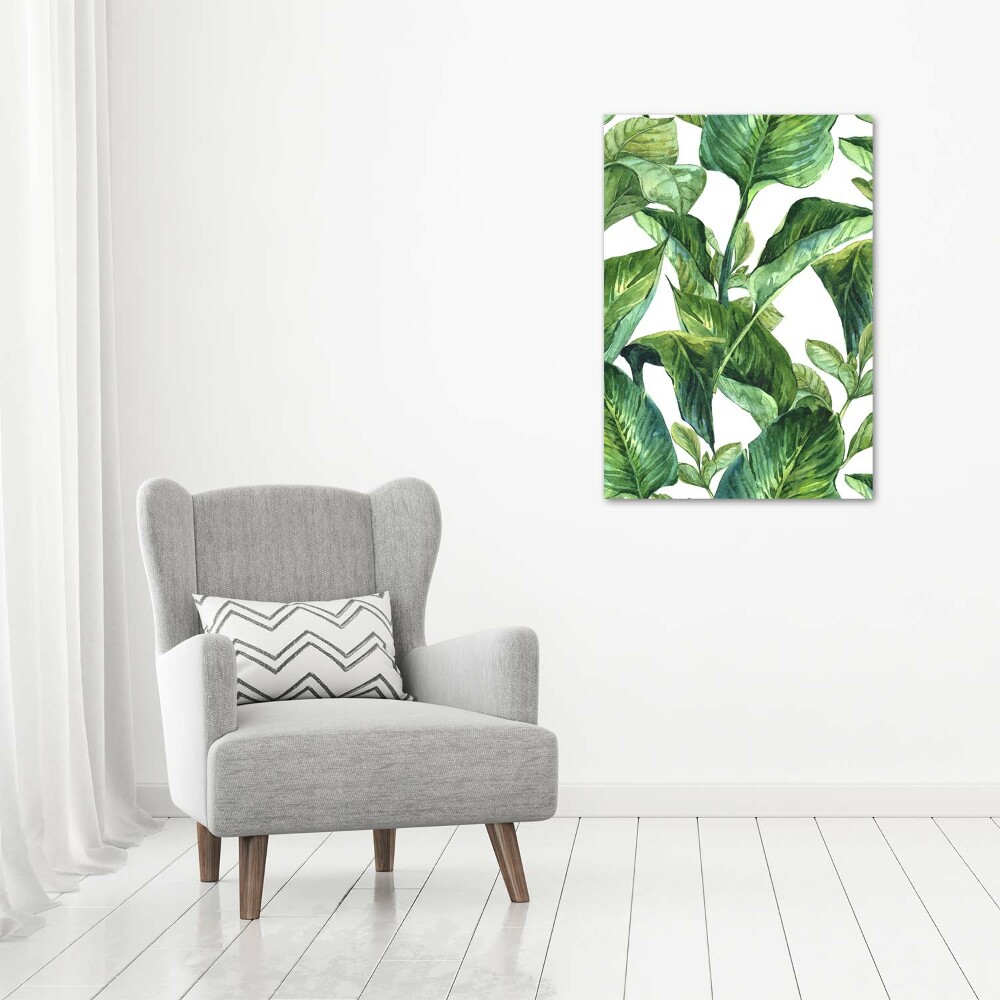 Tableau photo sur verre Feuilles tropicales plantes