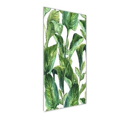 Tableau photo sur verre Feuilles tropicales plantes