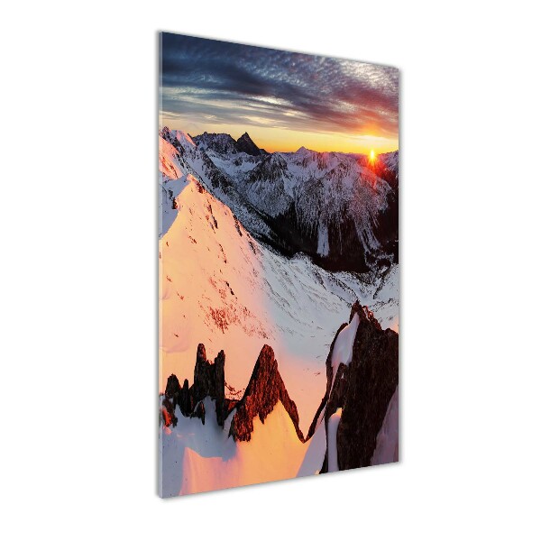 Montagnes en hiver