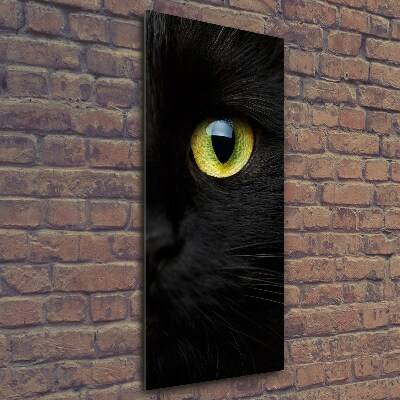 Tableau verre imprimé Les yeux du chat