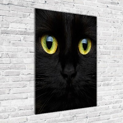 Tableau verre imprimé Les yeux du chat