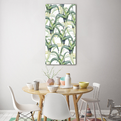 Tableau sur verre Aloe vera