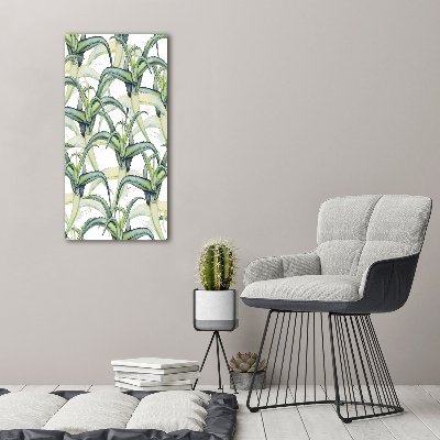 Tableau sur verre Aloe vera