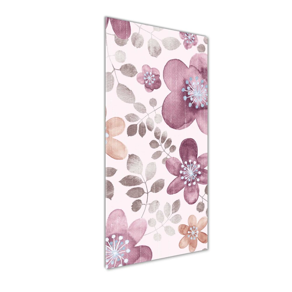 Tableau photo sur verre Motifs floraux