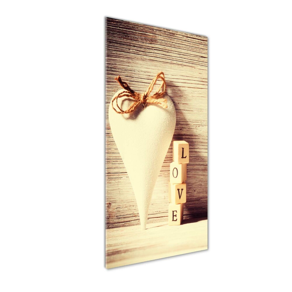 Tableau photo sur verre Amour