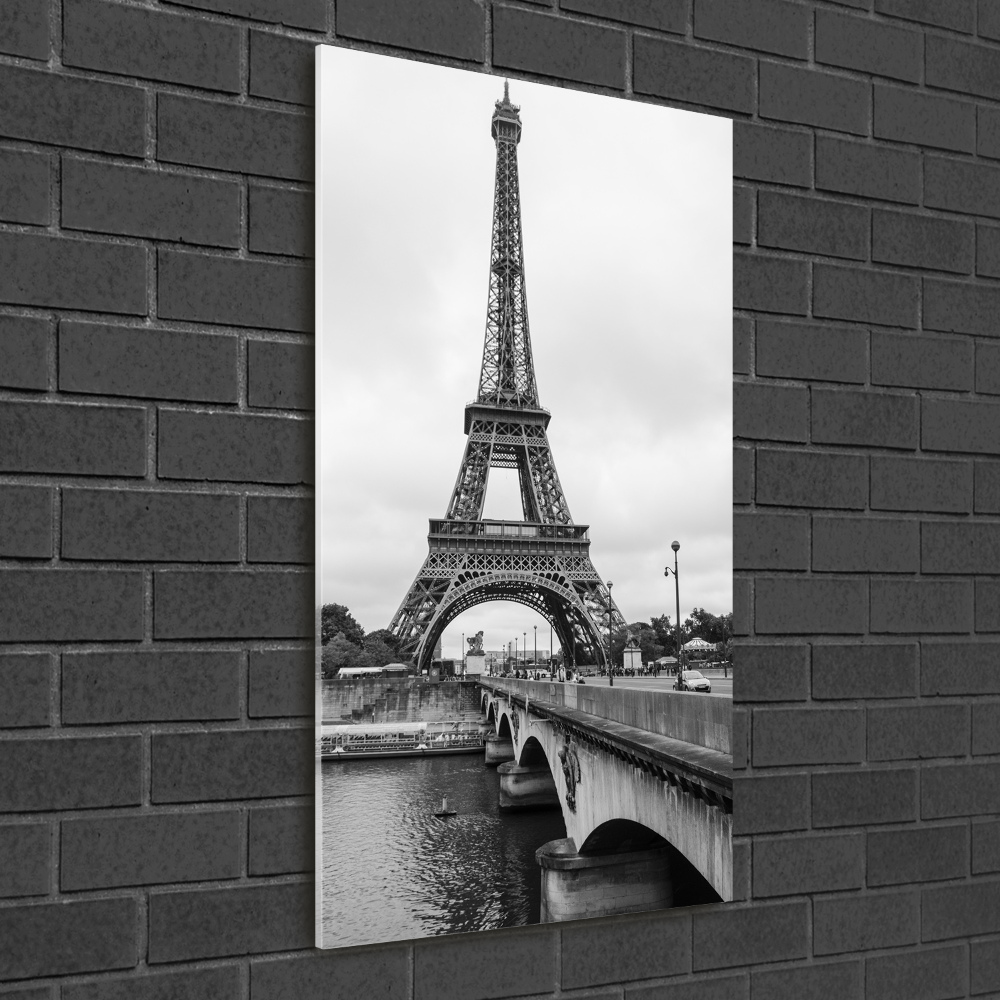 Tableau photo sur verre Tour Eiffel France