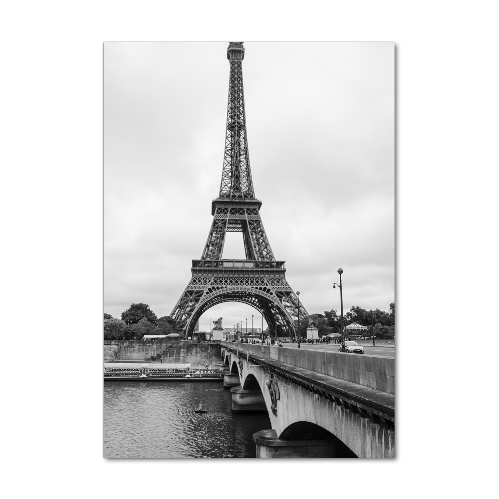 Tableau photo sur verre Tour Eiffel France