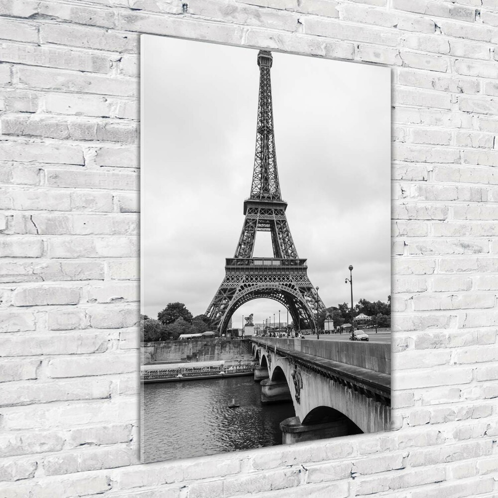 Tableau photo sur verre Tour Eiffel France