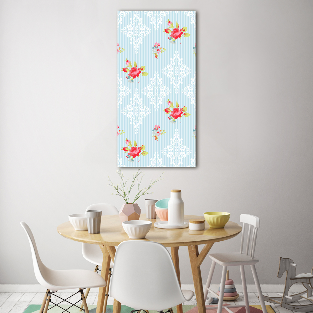 Tableau imprimé sur verre Roses