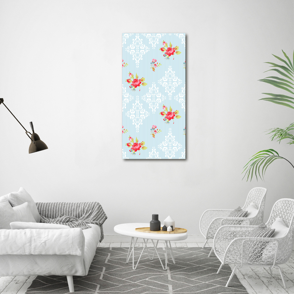 Tableau imprimé sur verre Roses