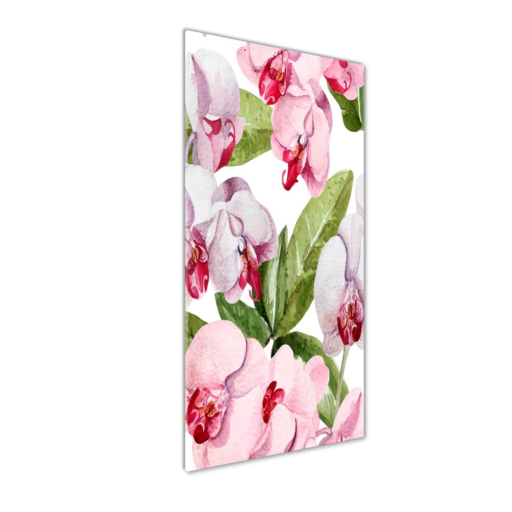 Tableau imprimé sur verre Orchidée