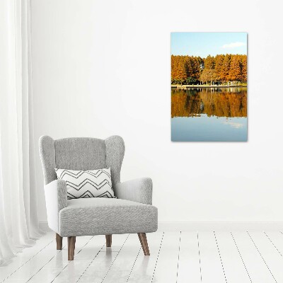 Tableau photo sur verre Parc en automne