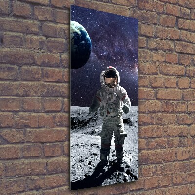 Tableau sur verre Astronaute