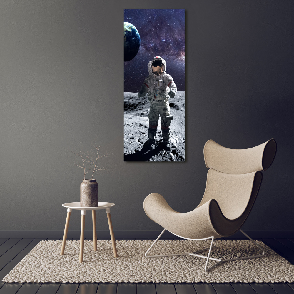 Tableau sur verre Astronaute